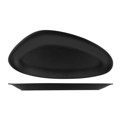 AFC Neofusion Black Volcano Oval Coupe Platter Pack of 6