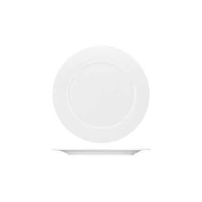AFC Pacific Round Plate - Wide Rim Pack of 12