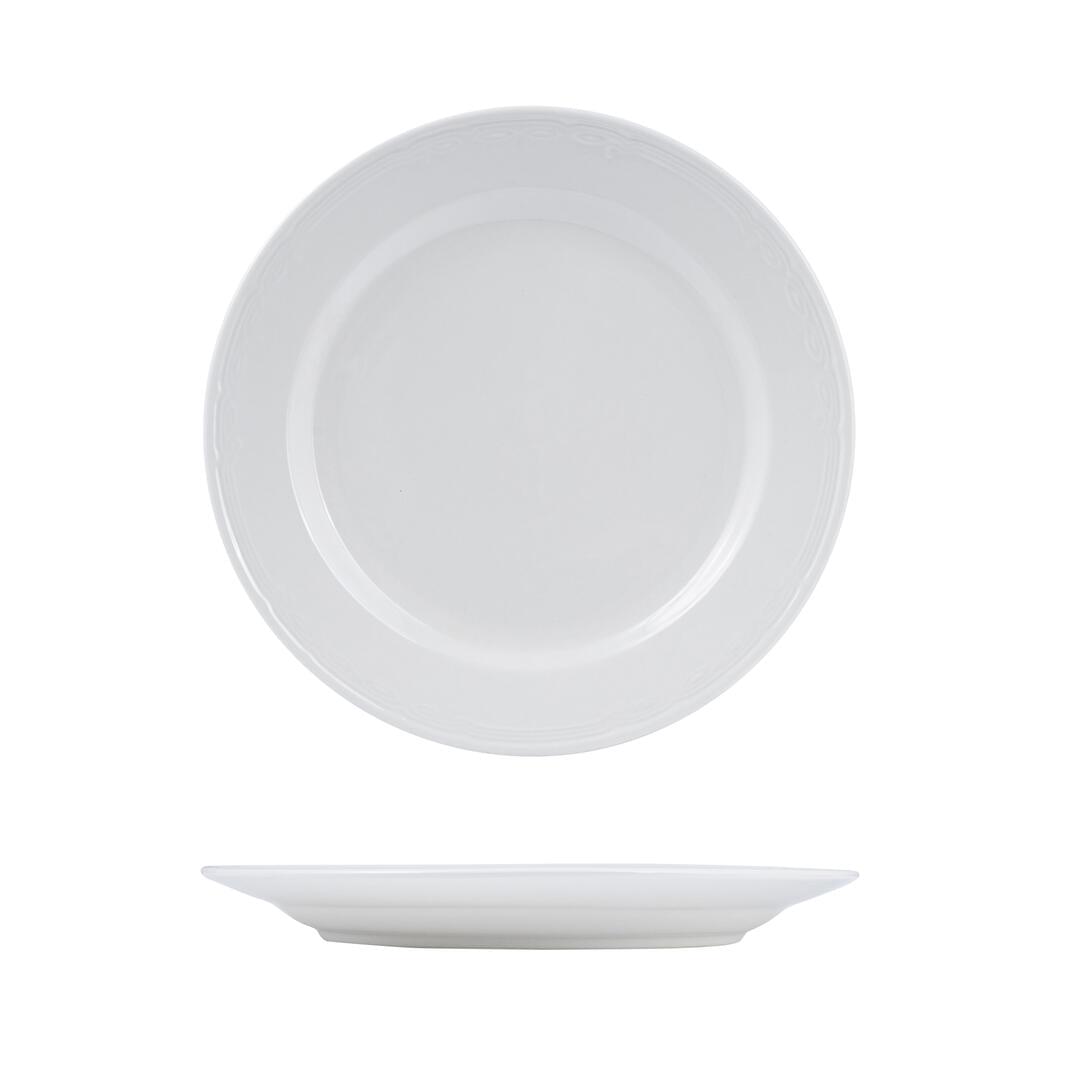 AFC Renaissance Round Plate - Wide Rim Pack of 24