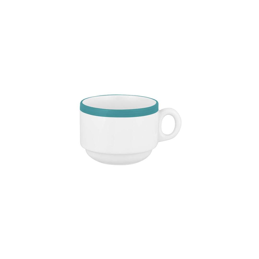 AFC Aqua Foam Blue Stackable Tea Cup Pack of 24