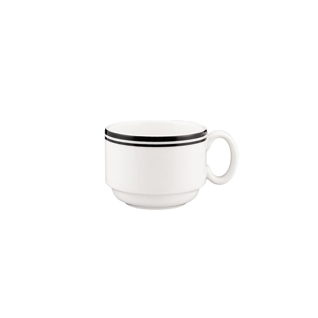 AFC Flinders Healthcare Cru Black Line Stackable Ableware Cup Pack of 24