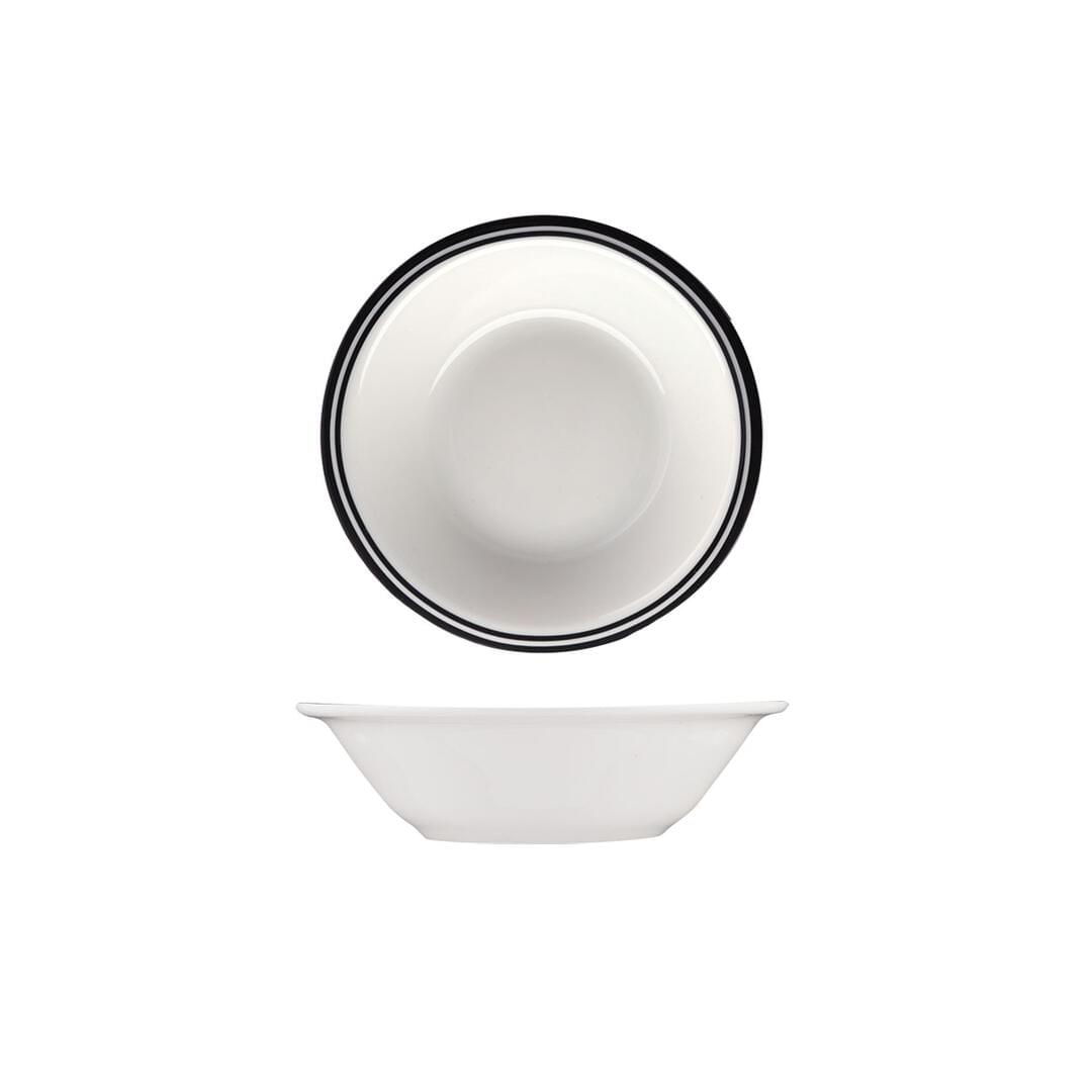 AFC Flinders Healthcare Cru Black Line Oatmeal Bowl Pack of 12