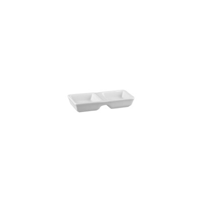 Australian Fine China Bistro Divided Condiment Dish