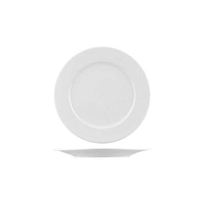 Australian Fine China Bistro Round Plate - Wide Rim