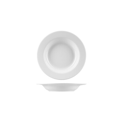 Australian Fine China Macquarie Round Soup Plate - Wide Rim