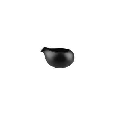 Australian Fine China Neofusion Black Volcano Sauce Boat