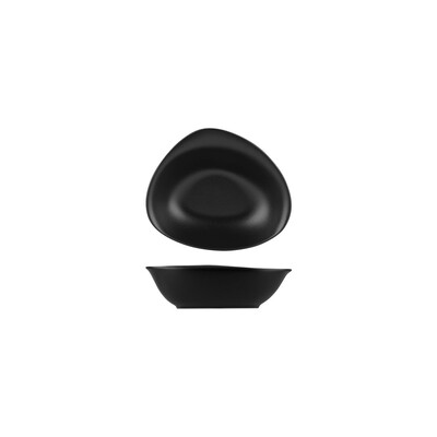 Australian Fine China Neofusion Black Volcano Oval Bowl