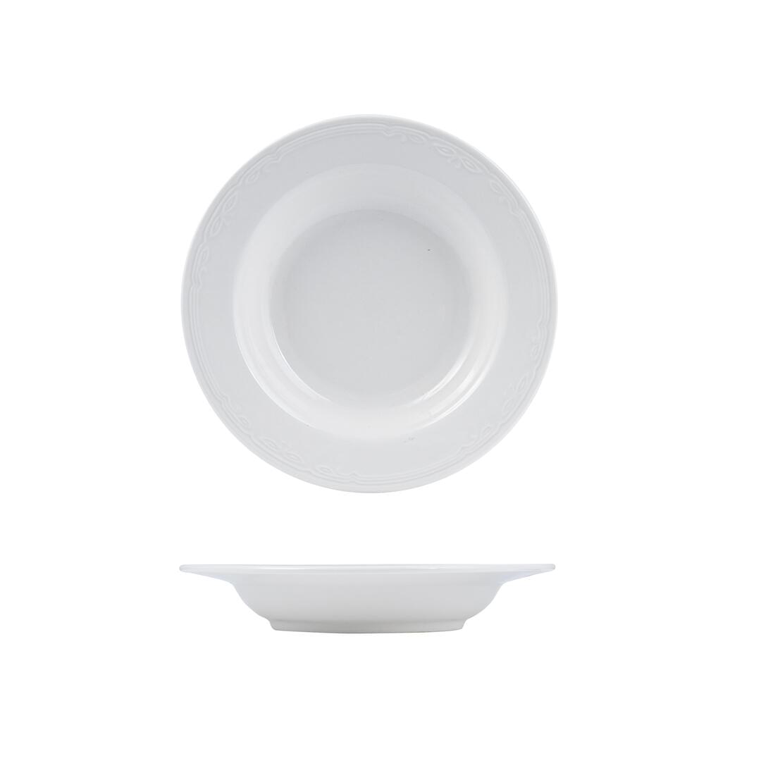AFC Renaissance Round Soup Plate - Wide Rim Pack of 24