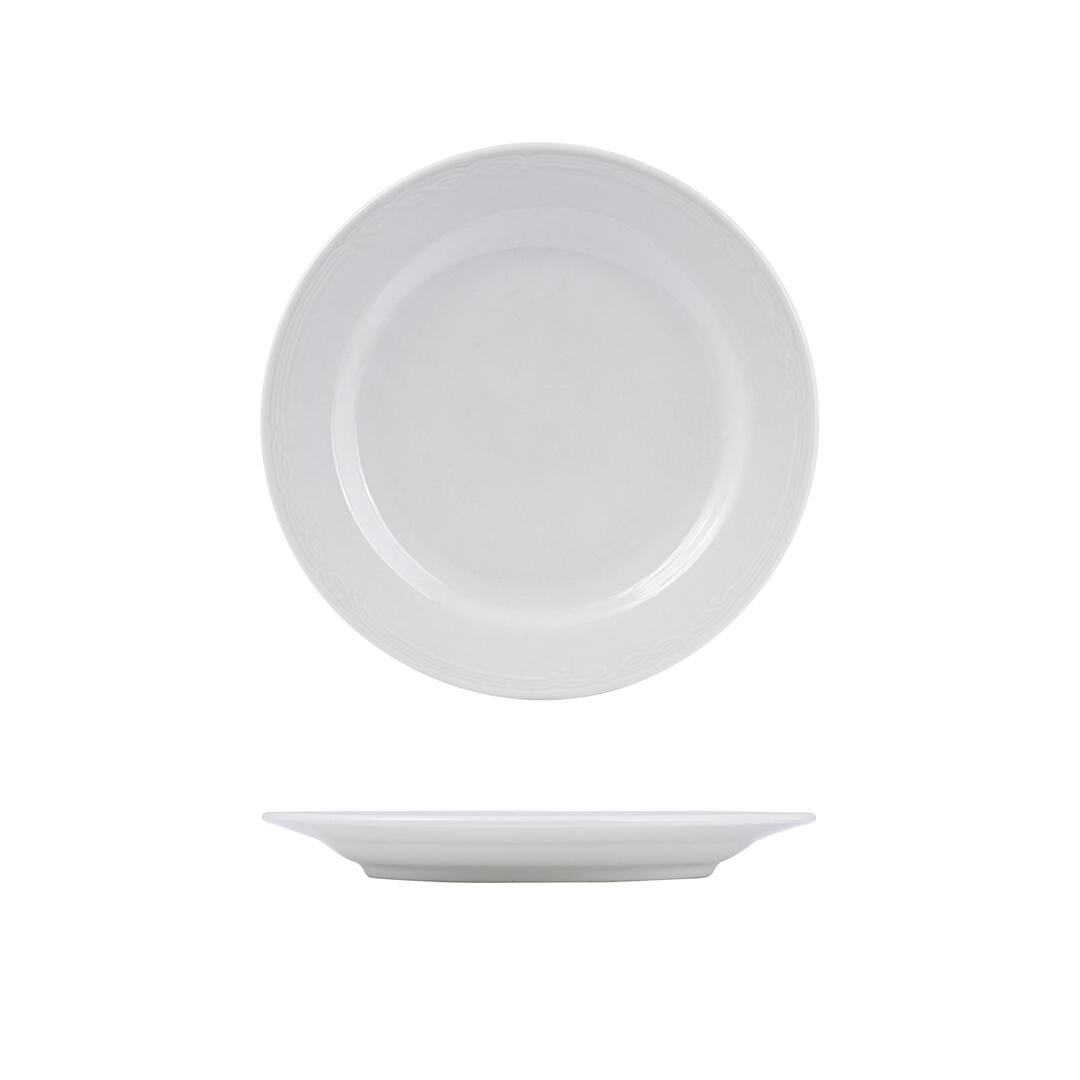 AFC Renaissance Round Plate - Wide Rim Pack of 24