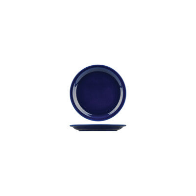AFC Flinders Healthcare Blue Savoy Round Plate - Narrow Rim Pack of 12