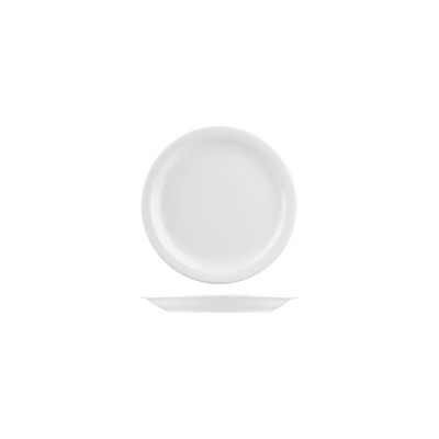 AFC Flinders Healthcare Savoy Round Plate - Narrow Rim Pack of 12